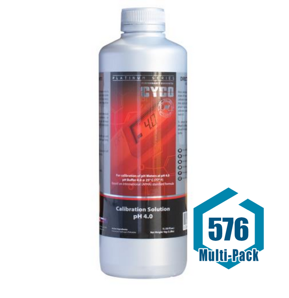 CYCO pH 4.0 Solution 1 Liter: 576 pack
