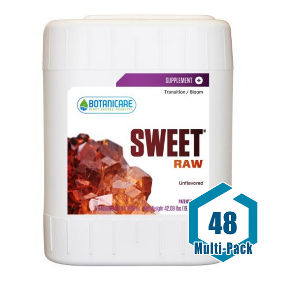 Botanicare Sweet Carbo Raw 5 Gallon: 48 pack