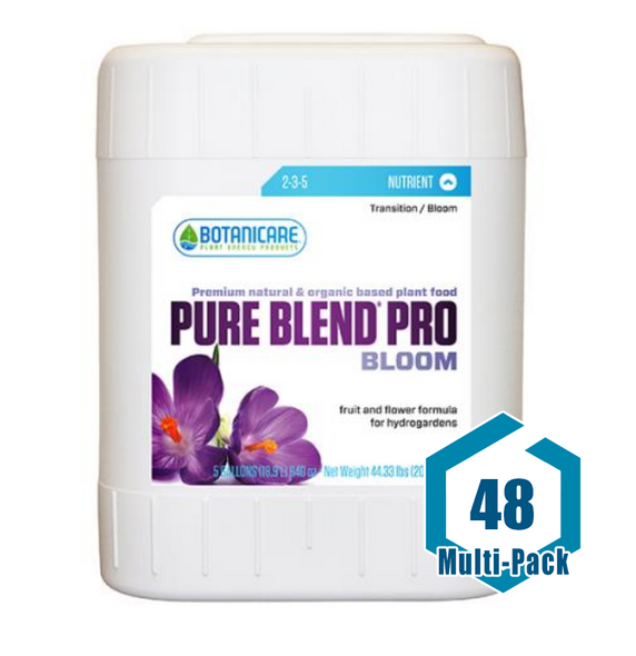 Botanicare Pure Blend Pro Bloom 5 Gallon: 48 pack