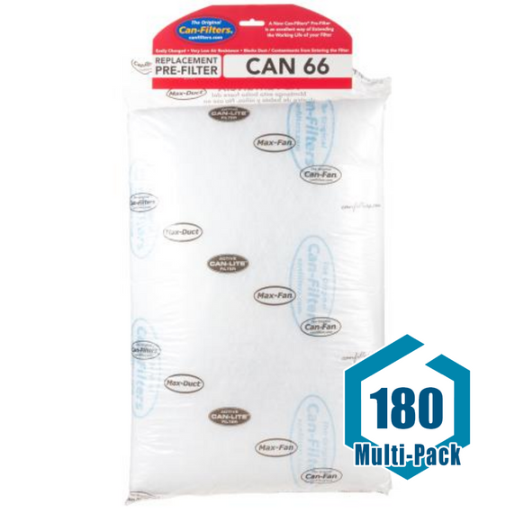 Can Replacement Pre-Filter 66: 180 pack