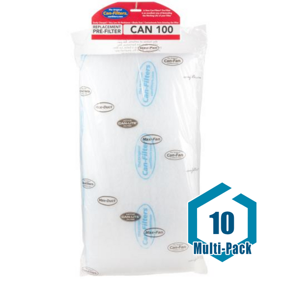 Can Replacement Pre-Filter 100: 10 pack