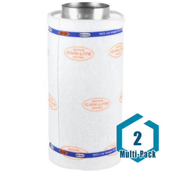 Can-Lite Filter Mini 8 in x 25 in 800 CFM: 2 pack