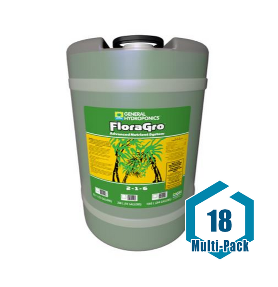 GH Flora Gro 15 Gallon: 18 pack