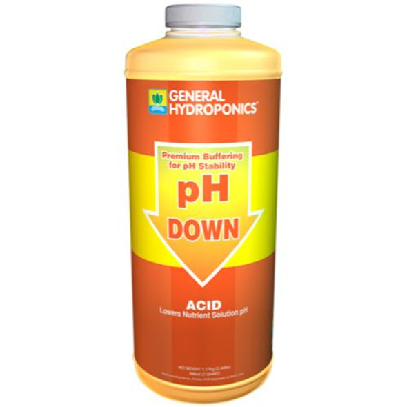 General Hydroponics pH Down Acid Quart