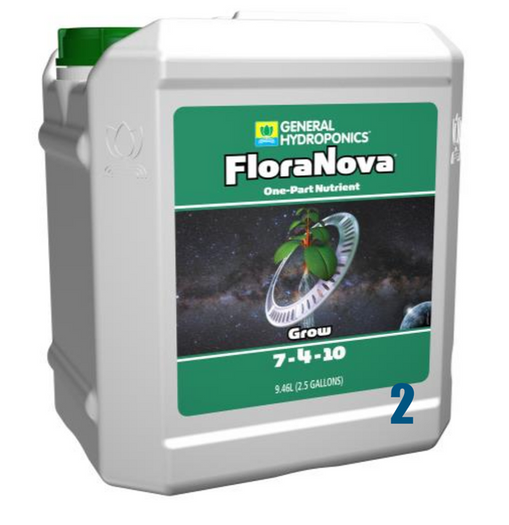 GH FloraNova Grow 2.5 Gallon: 2 pack