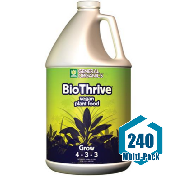 GH General Organics BioThrive Grow Gallon: 240 pack