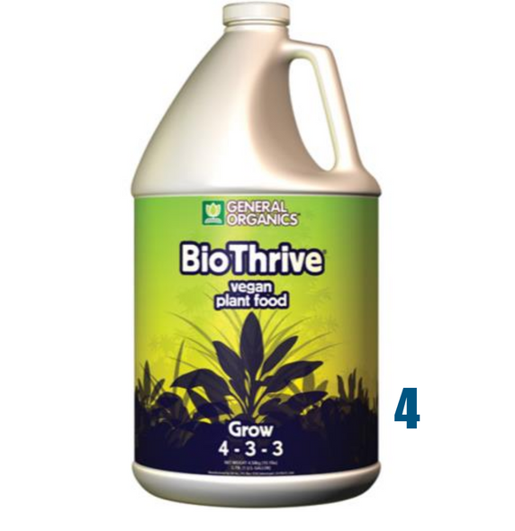 GH General Organics BioThrive Grow Gallon: 4 pack