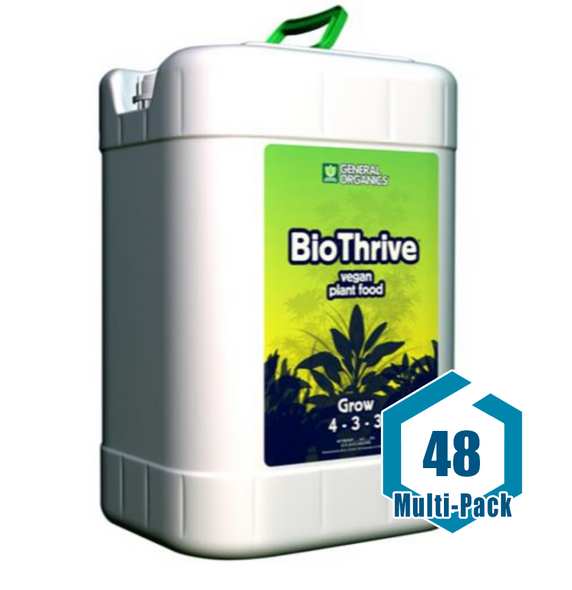 GH General Organics BioThrive Grow 6 Gallon: 48 pack
