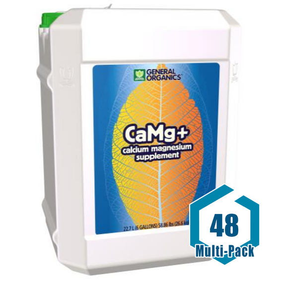 GH General Organics CaMg+ 6 Gallon: 48 pack
