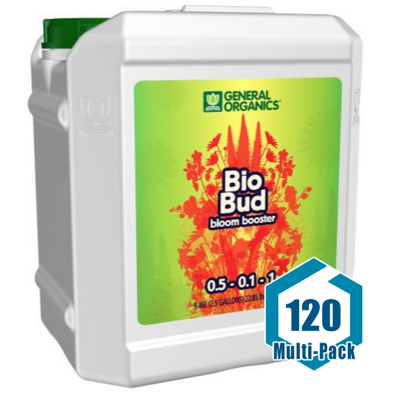 GH General Organics BioBud 2.5 Gallon: 120 pack