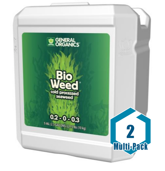 GH General Organics BioWeed 2.5 Gallon: 2 pack