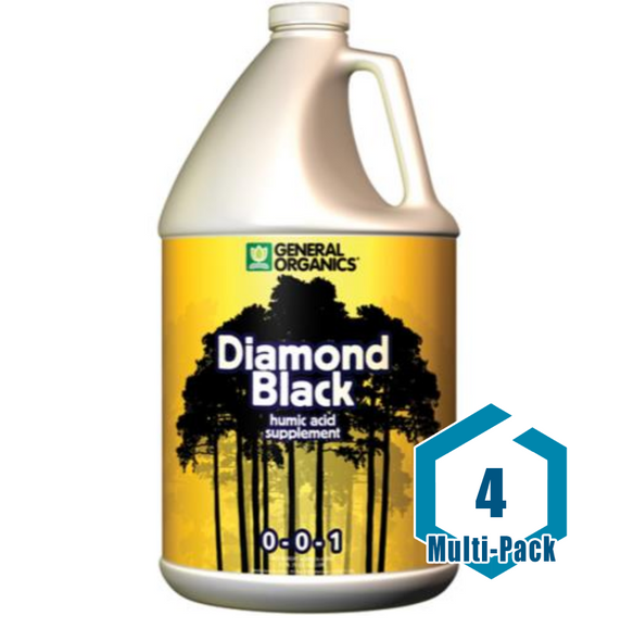 GH General Organics Diamond Black Gallon: 4 pack