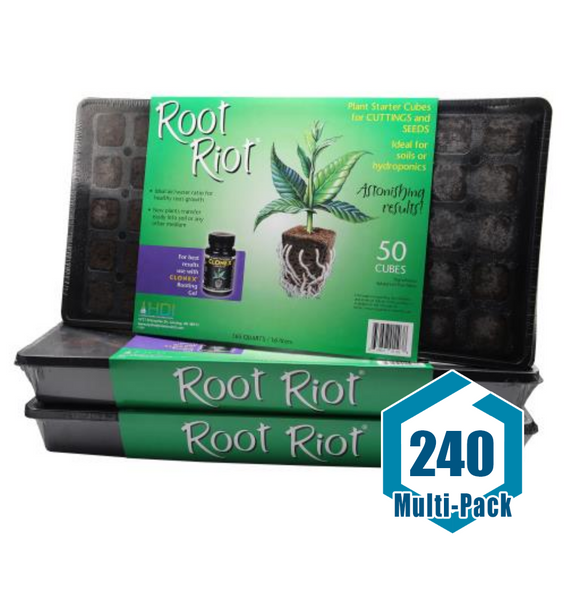 Root Riot 50 Cube Tray: 240 pack