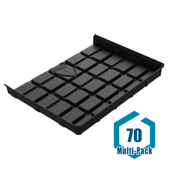 Botanicare 4'Wx3'L Black ABS End Tray: 70 pack