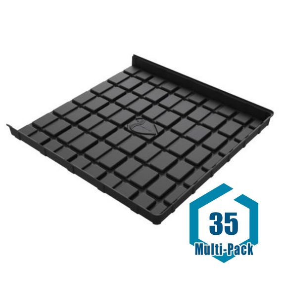 Botanicare 5'W x 5'L Black ABS End Tray: 35 pack
