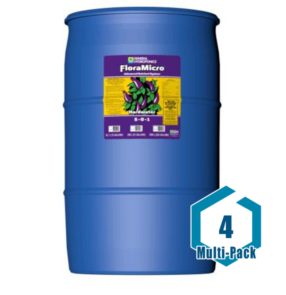 GH Hardwater Flora Micro 55 Gallon: 4 pack