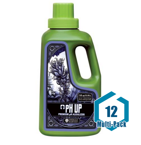 Emerald Harvest pH Up Quart/0.95 Liter: 12 pack