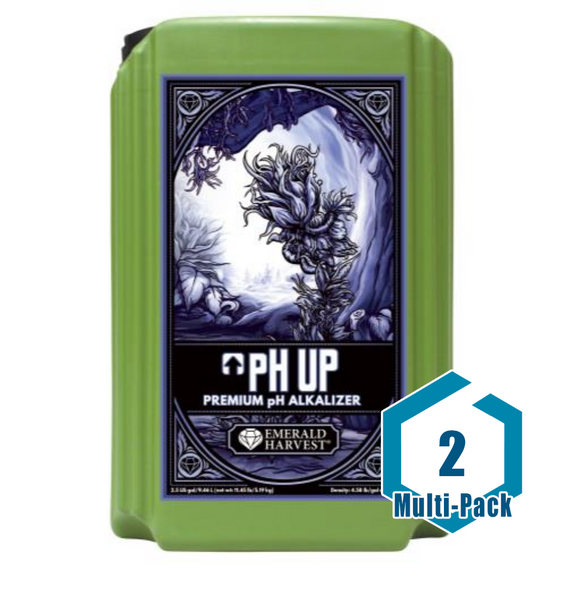 Emerald Harvest pH Up 2.5 Gallon/9.46 Liter: 2 pack