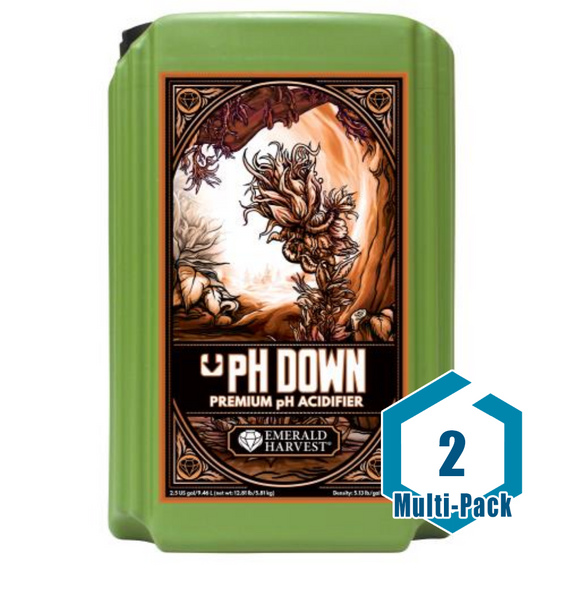 Emerald Harvest pH Down 2.5 Gallon/9.46 Liter: 2 pack