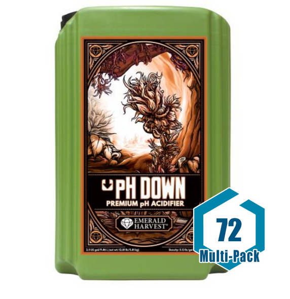Emerald Harvest pH Down 2.5 Gallon/9.46 Liter: 72 pack