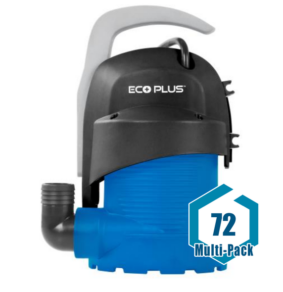 EcoPlus Elite Series Utility Submersible Pump 1/12 HP - 1530 GH: 72 pack