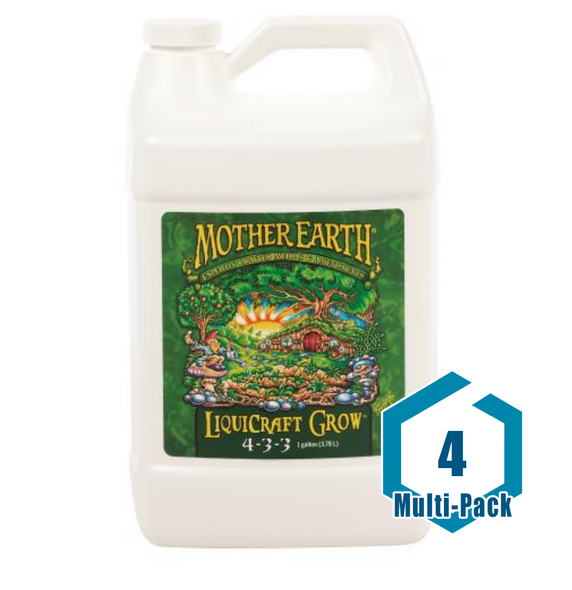 Mother Earth  LiquiCraft Grow 4-3-3 1GAL/4: 4 pack