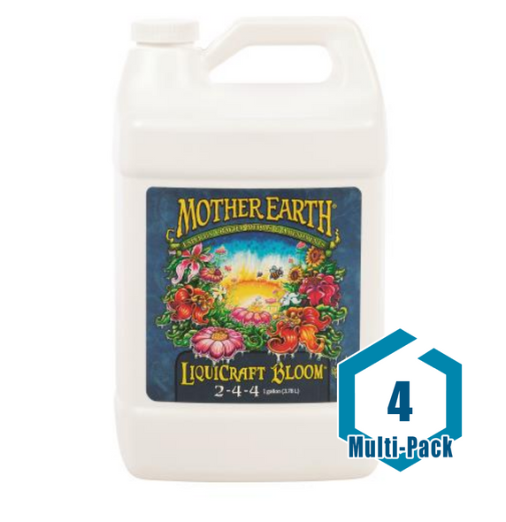 Mother Earth  LiquiCraft Bloom 2-4-4 1GAL/4: 4 pack