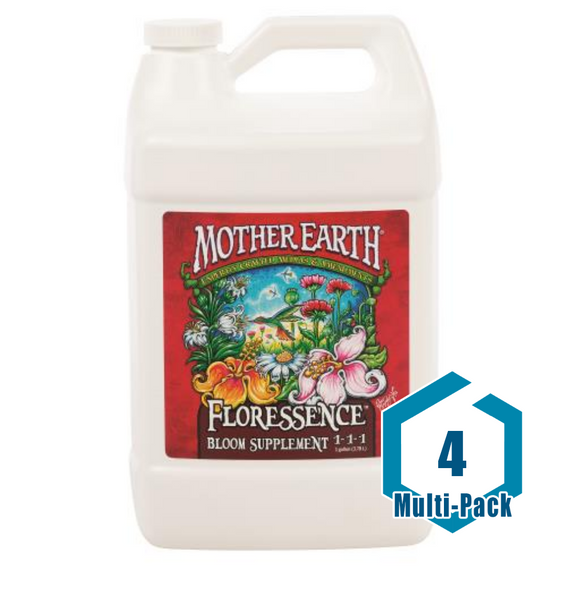 Mother Earth Floressence Bloom Supplement 1-1-1GAL/4: 4 pack