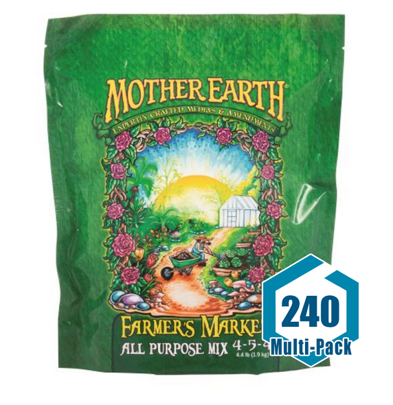 Mother Earth Farmers Market All Purpose Mix 4-5-4 4.4LB/6: 240 pack