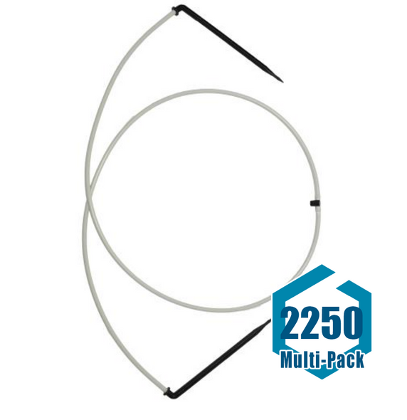 Netafim 2-Way Flat MOD w/ Angle Arrow Dripper 48 in (1=25/Bundle) [012DM-4848F]: 2250 pack