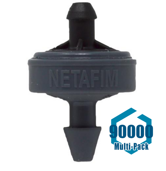 Netafim Woodpecker Pressure Compensating Junior Dripper - 1.0 GPH (Grey): 90000 pack