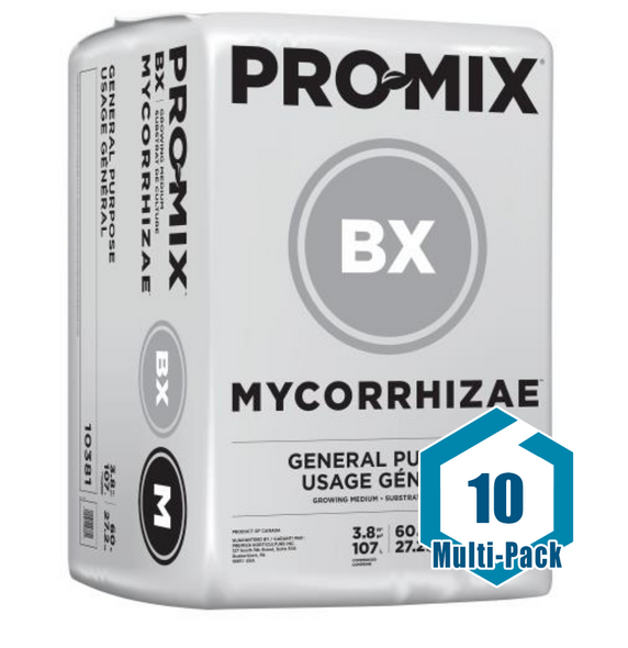 PRO-MIX BX Growing Medium with Mycorrhizae, 3.8 cu ft: 10 pack