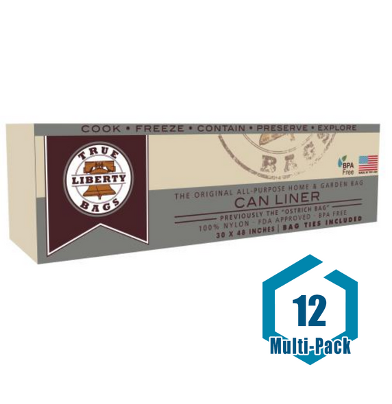 True Liberty Can Liner 30 in x 48 in (10/pack): 12 pack