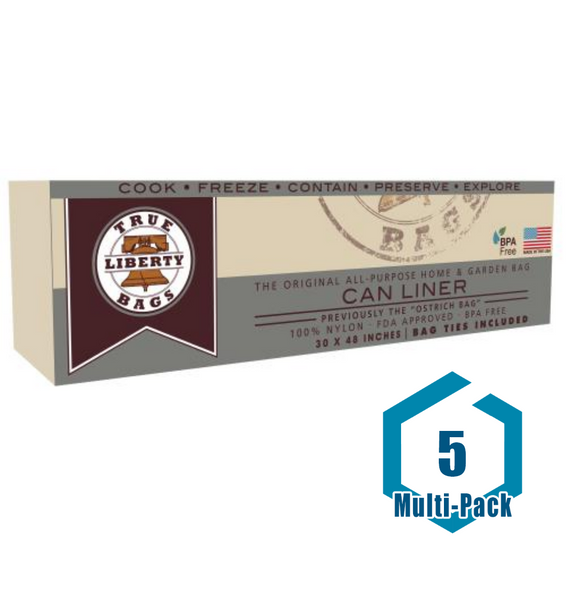 True Liberty Can Liner 30 in x 48 in (25/pack): 5 pack