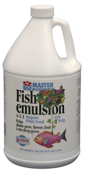 Master Nursery Fish Emulsion 4-1-1 Organic Plant Food Concentrate - 1 gal