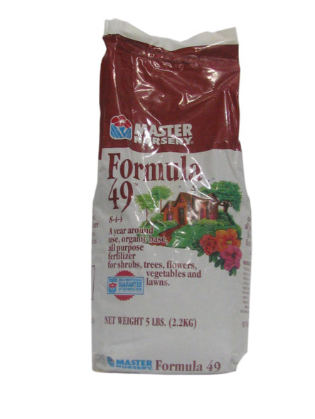 Master Nursery Formula 49 All Purpose Fertilizer Organic Granules 8-4-4 - 5 lb