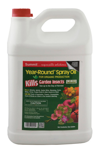 Summit Year-Round Spray Oil Kills Garden Insects Concentrate Refill - 1 gal