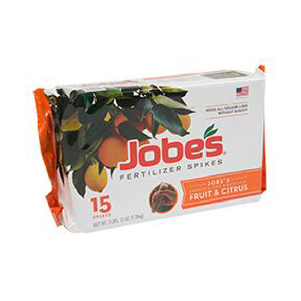 Jobe's Fertilizer Spikes Fruit & Citrus Tree 9-12-12 - 15 pk