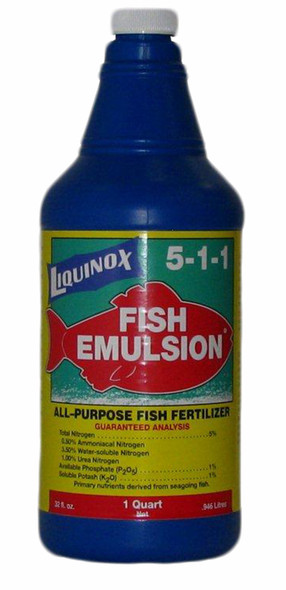 Liquinox Fish Emulsion All Purpose Fertilizer 5-1-1 - 32 oz