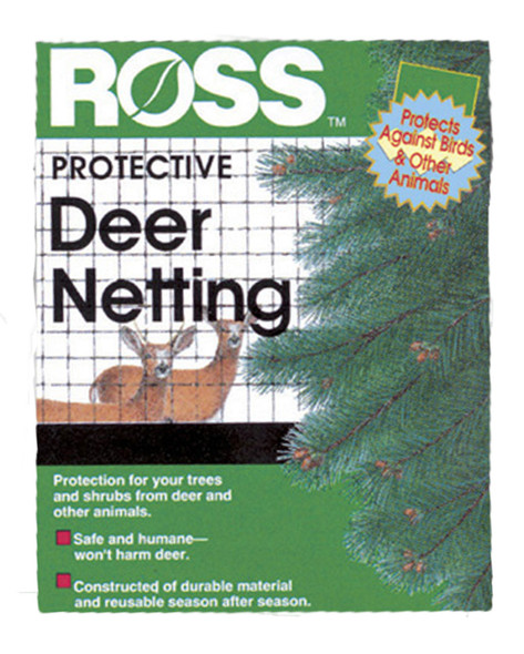 Ross Deer Netting & Bird Plant Protection Black 7Ftx100 ft