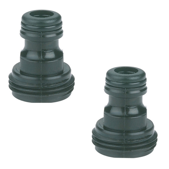 Gilmour Light Duty Hose Quick Connector Set Male Poly - 1In X 2.9In X 4.7 in