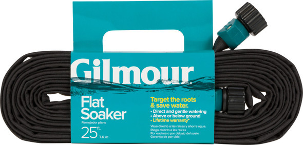 Gilmour Flat Weeper/Soaker Hose in Shelf Display - 25 ft