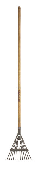 Flexrake Classic Shrub Rake with 10in Steel Head and Wood Handle 48 in