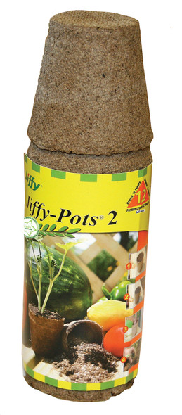 Jiffy Pots 2 Round Grows Plants - 12 Plants, 2.25 in