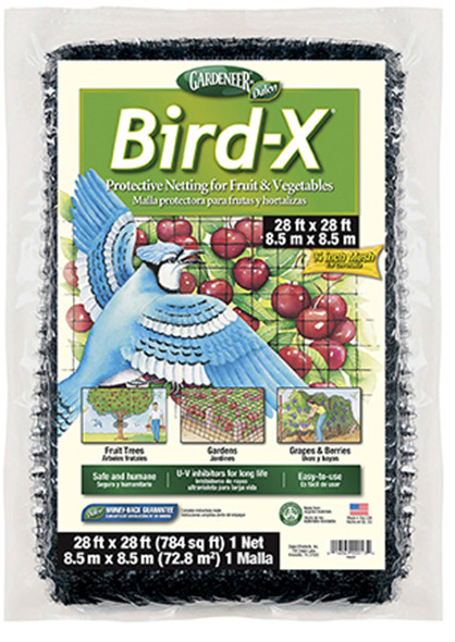 Dalen Gardeneer Bird-X Protective Netting - 28Ft X 28 ft