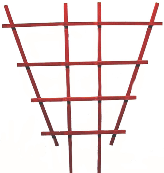 A & G Agricultural Supply Redwood Flair Trellis Without Labels - 3 ft