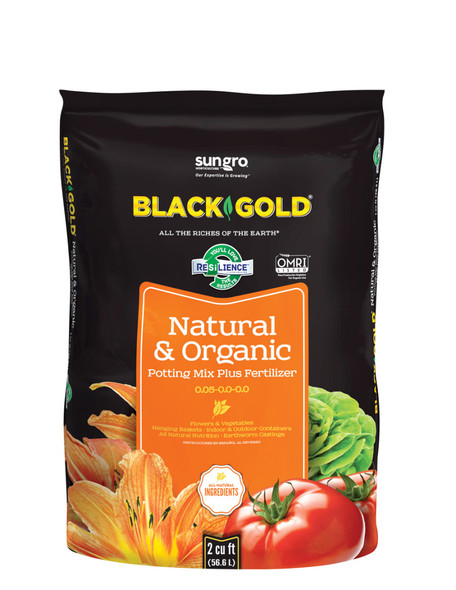 Black Gold Natural & Organic Potting Soil 0.05-0.0-0.0 - 2Cuft