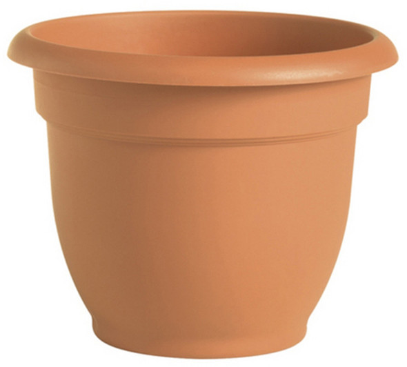 Bloem Ariana Planter with Grid - 12 in - Terra Cotta