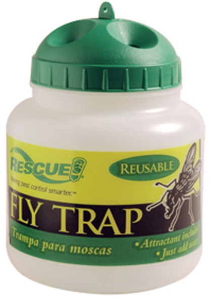 RESCUE Reusable Fly Trap - 12ea