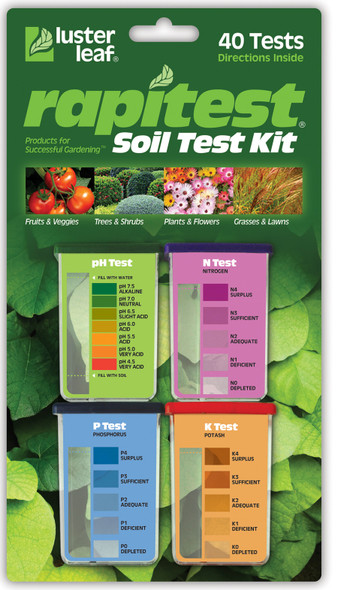 Luster Leaf Rapitest Soil Test Kit - 40 pk